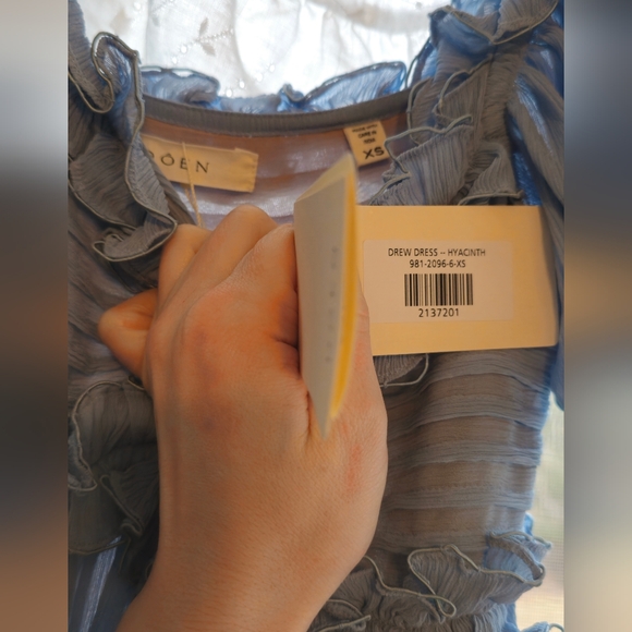 NWT Doen Drew Dress Hyacinth Blue XS - Picture 8 of 8